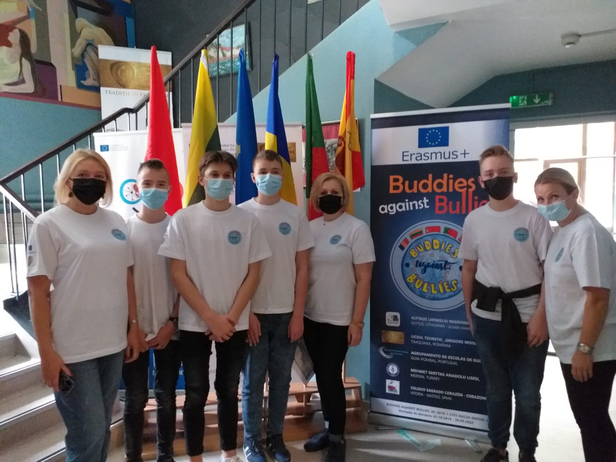 Erasmus+ projekto „Draugai prieš patyčias“ partnerių susitikimas Rumunijoje